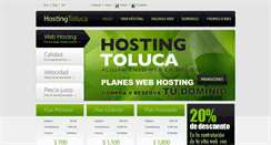 Desktop Screenshot of hostingtoluca.com