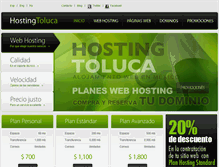 Tablet Screenshot of hostingtoluca.com